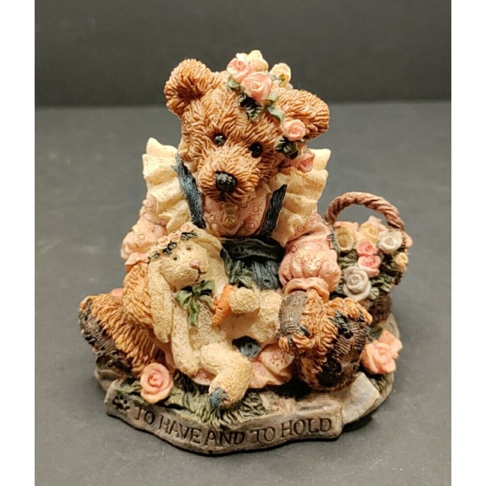 Boyds Bear Figurine Bailey & Wixie "To Have & To Hold" #2017 From 1993 No Box